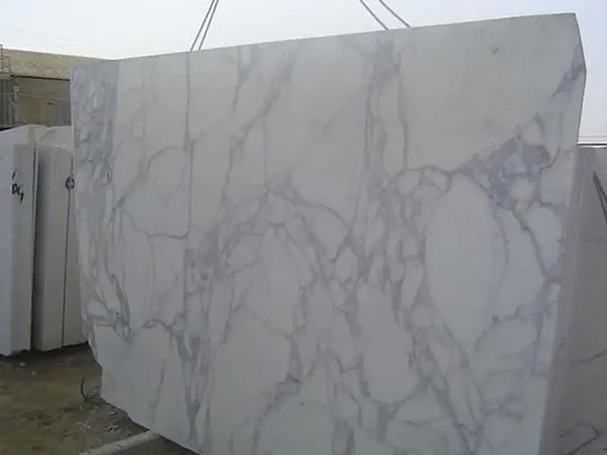 Calacatta Marmor, Plattenoberfläche – Marmi di Carrara – grau, grün (66)