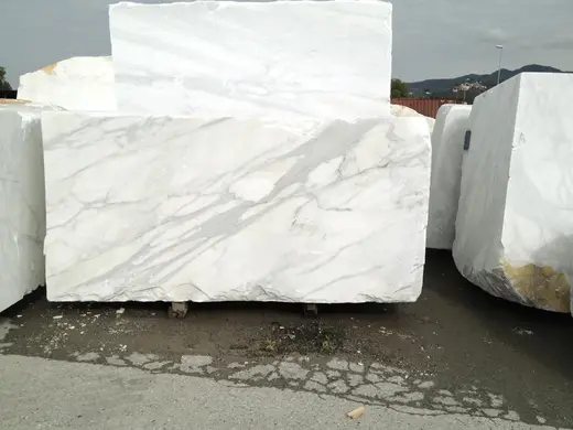 Calacatta Gold marble slab surface – Marmi di Carrara – white, grey (26)