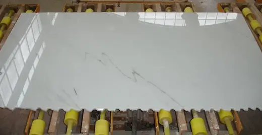Calacatta Gold marble slab surface – Marmi di Carrara – light grey, brown (46)