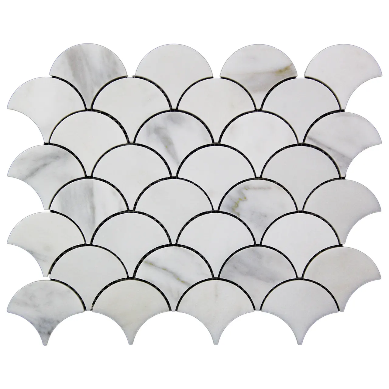 Calacatta Gold marble slab surface – Marmi di Carrara – white, light grey (60)