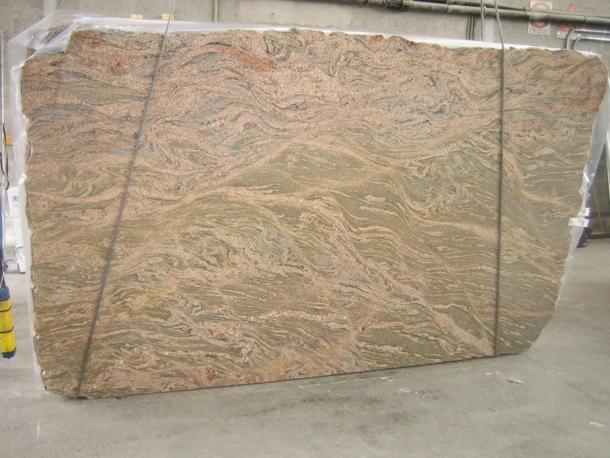 Colombo Yellow mármol, superficie de losa – Marmi di Carrara – beige, gris (2)