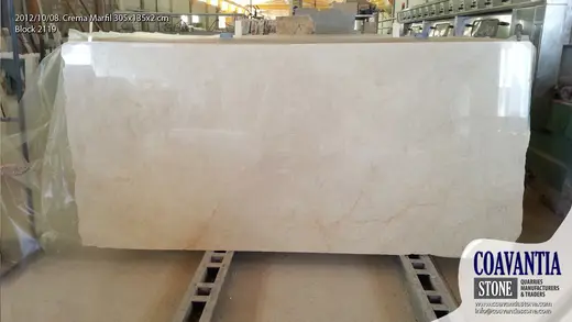 Crema calcaire, surface de dalle – Marmi di Carrara – gris, beige (23)