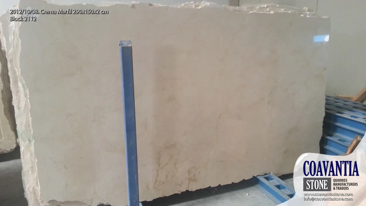 Crema limestone slab surface – Marmi di Carrara – grey, beige (25)