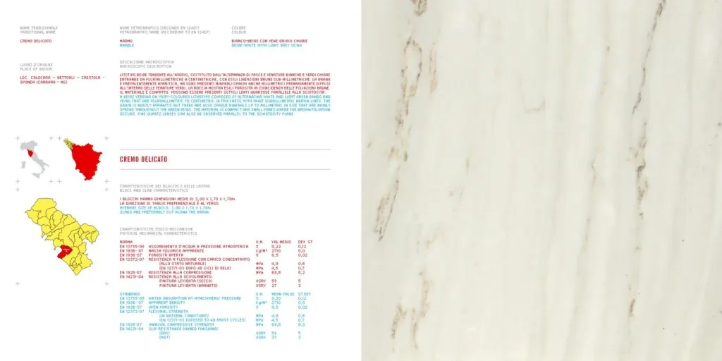 Cremo Delicato mármol, superficie de losa – Marmi di Carrara – blanco, marfil (18)