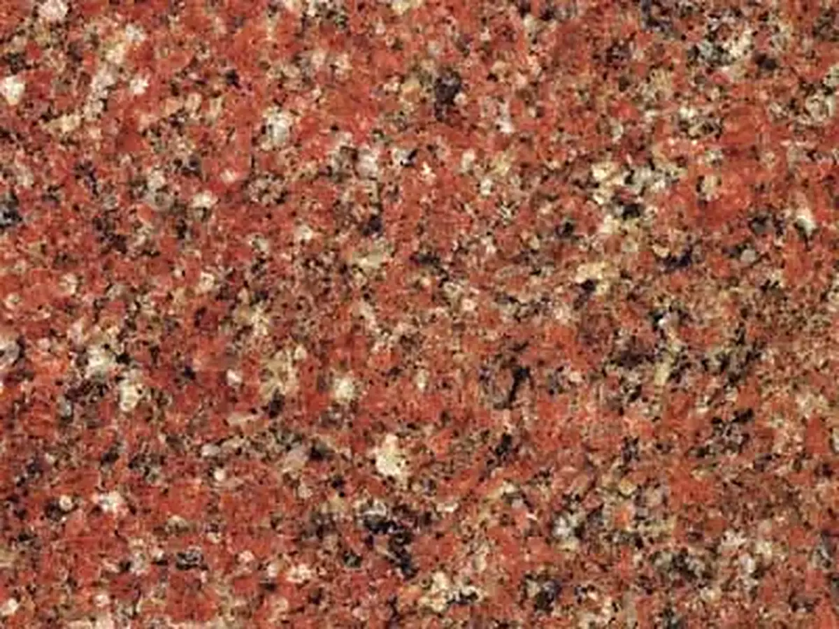 Crepuscolo granite polished sample – Marmi di Carrara – rust red, gold (1)