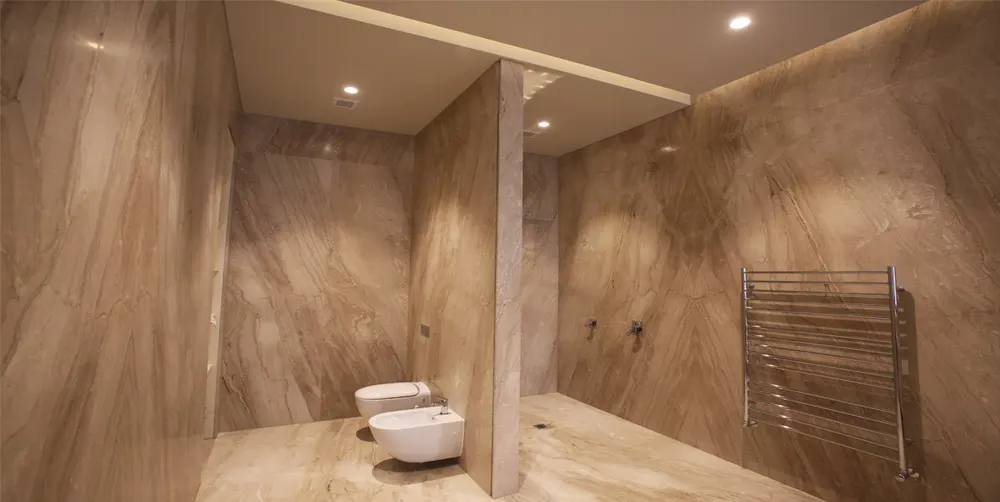 Daino Reale Marmor, Plattenoberfläche – Marmi di Carrara – braun, gold (13)