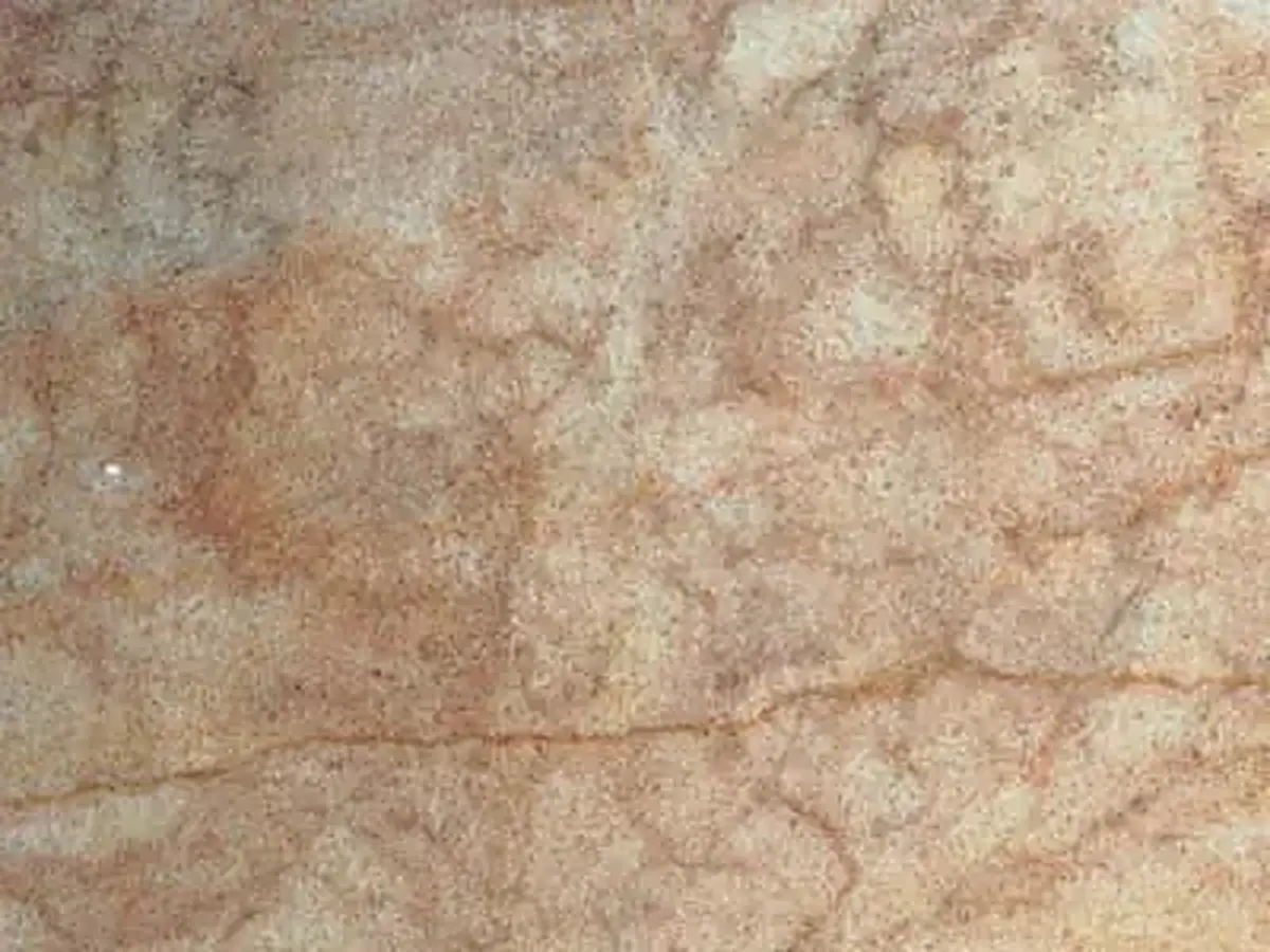 Dark Pink Crystal calcare, campione lucido – Marmi di Carrara – beige, oro (1)