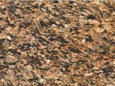 Dmytrit granite polished sample – Marmi di Carrara – brown, gold (1)
