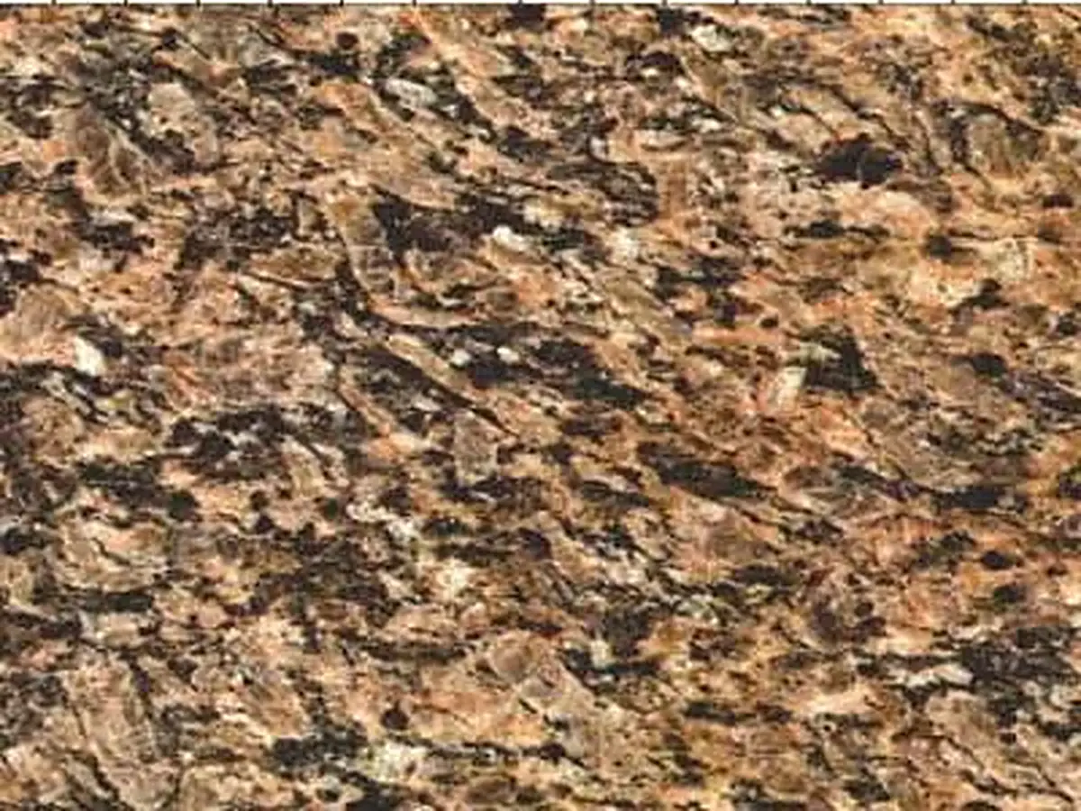 Dmytrit granite polished sample – Marmi di Carrara – brown, gold (1)
