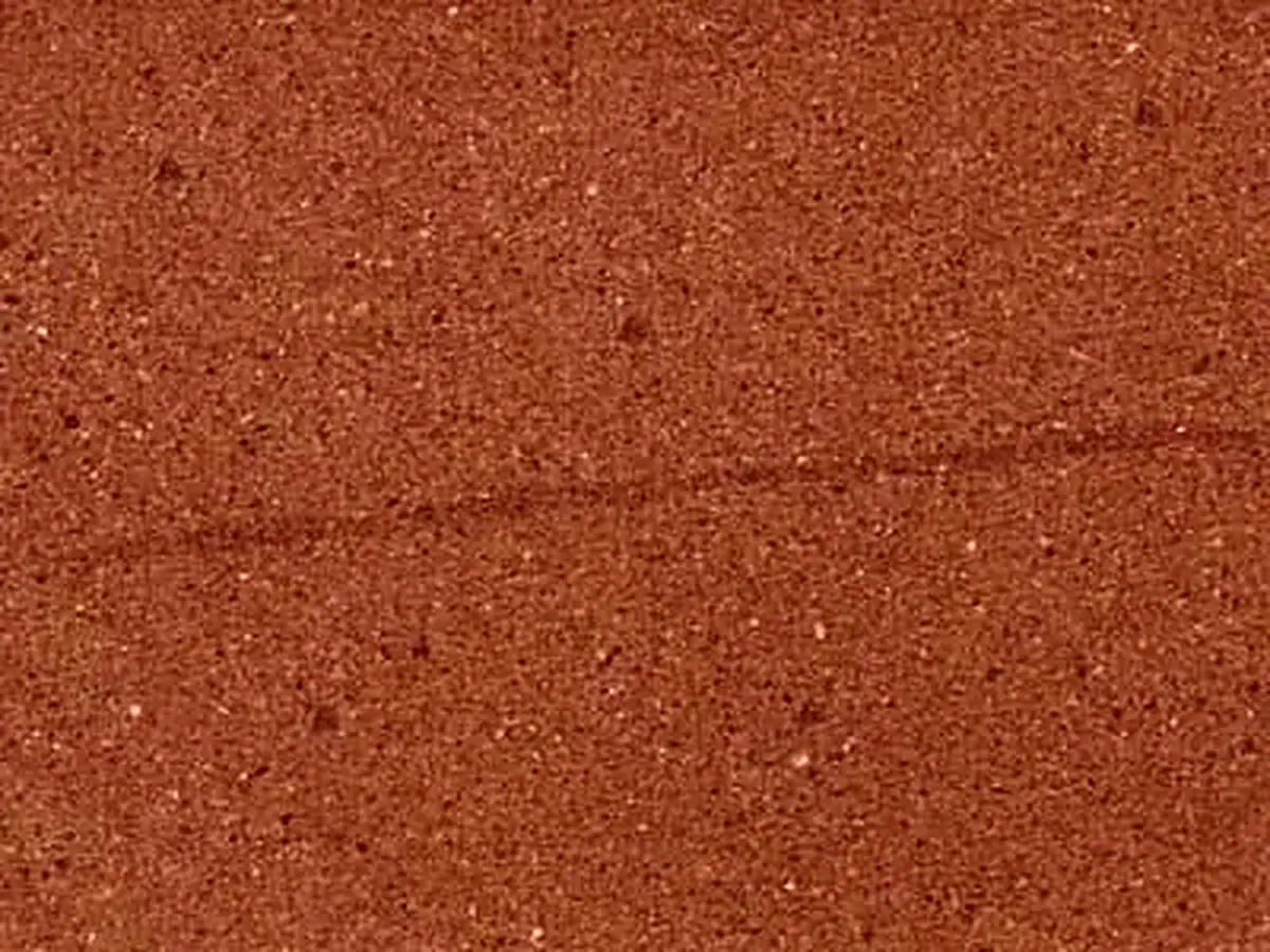 Ebenheid arenaria, campione lucido – Marmi di Carrara – rosso ruggine (1)