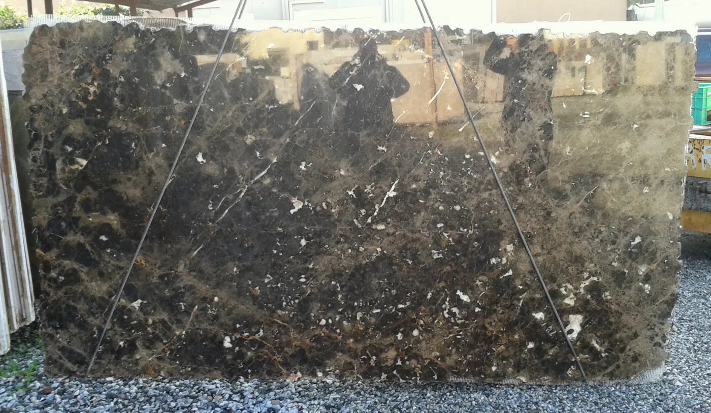 Emperador Dark marble slab surface – Marmi di Carrara – charcoal, grey (9)