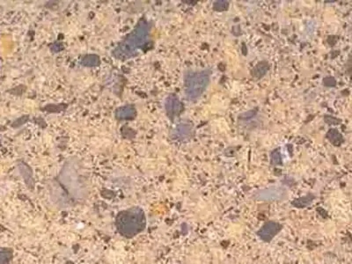 Ettringer Tuff natural stone polished sample – Marmi di Carrara – beige, grey (1)
