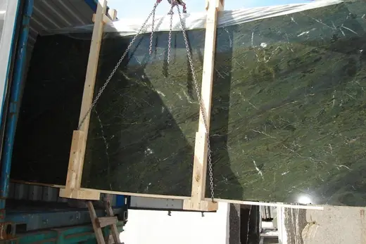 Fantastico marble slab surface – Marmi di Carrara – grey, green (3)