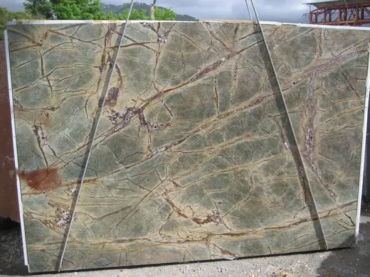 Forrest Green marble slab surface – Marmi di Carrara – grey, green (1)
