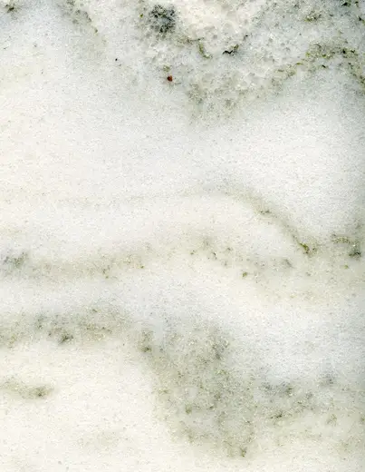 Surface detail: Danby White Marble (Shelburne Formation, Pennsylvanian metamorphism of Ordovician limeston