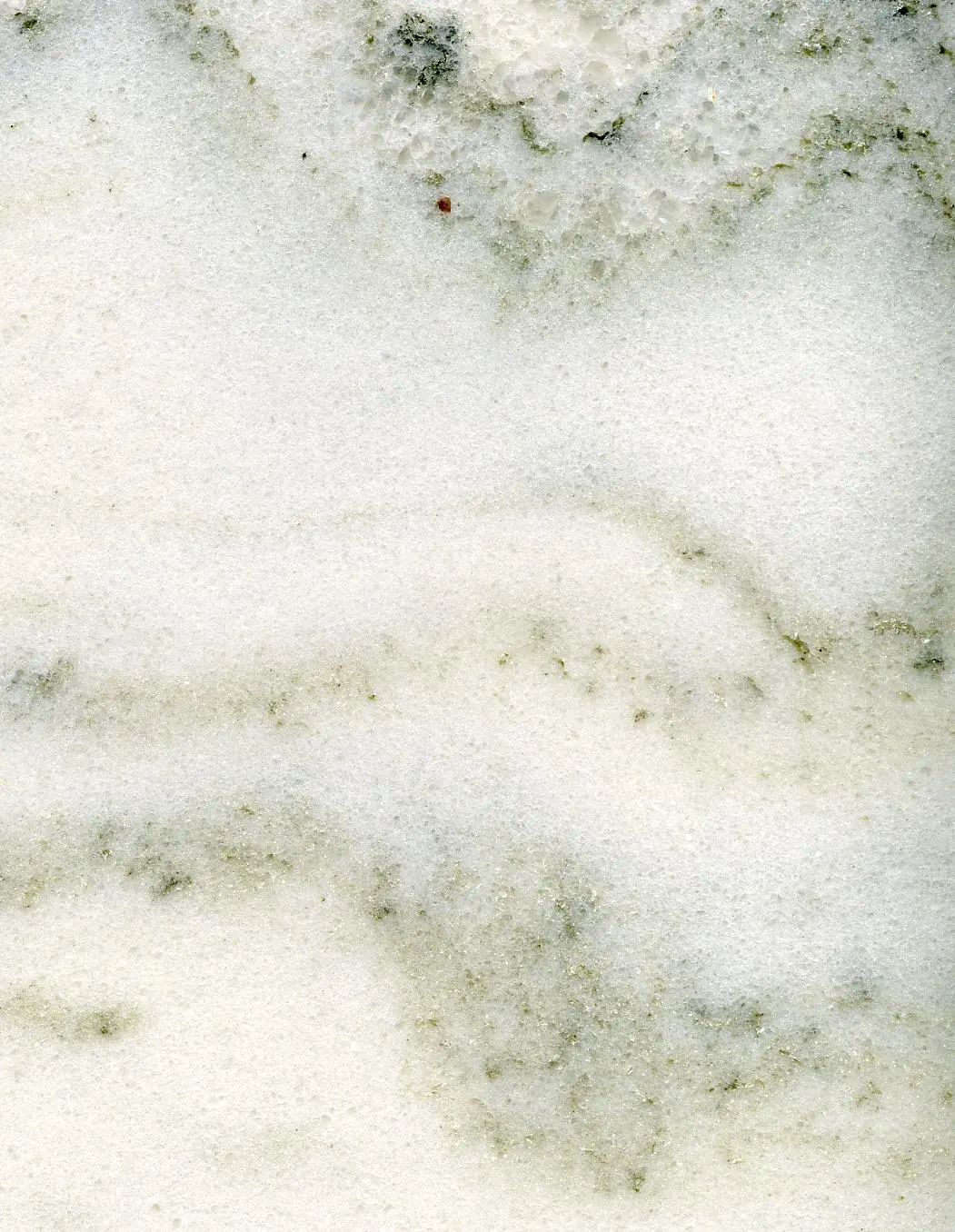 Surface detail: Danby White Marble (Shelburne Formation, Pennsylvanian metamorphism of Ordovician limeston