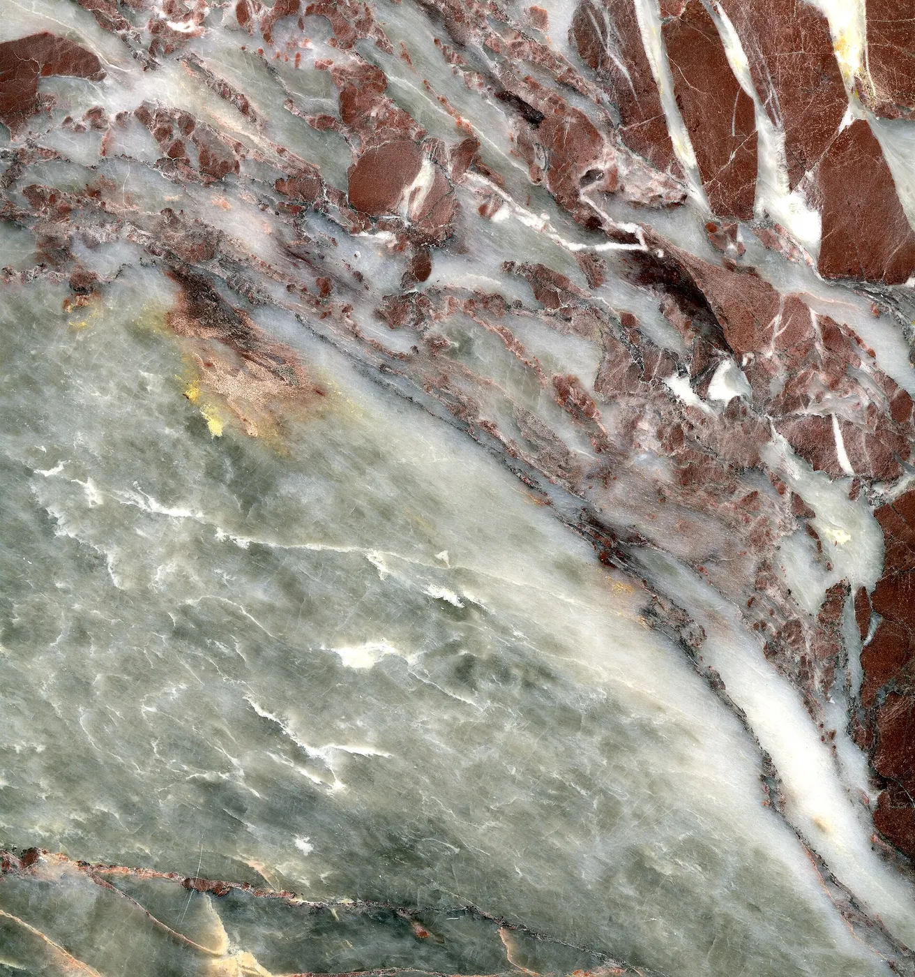 Oberflächendetail: Salome Marble (Supren Marble) (brecciated marble, metamorphosed during the Cimmeride Oroge