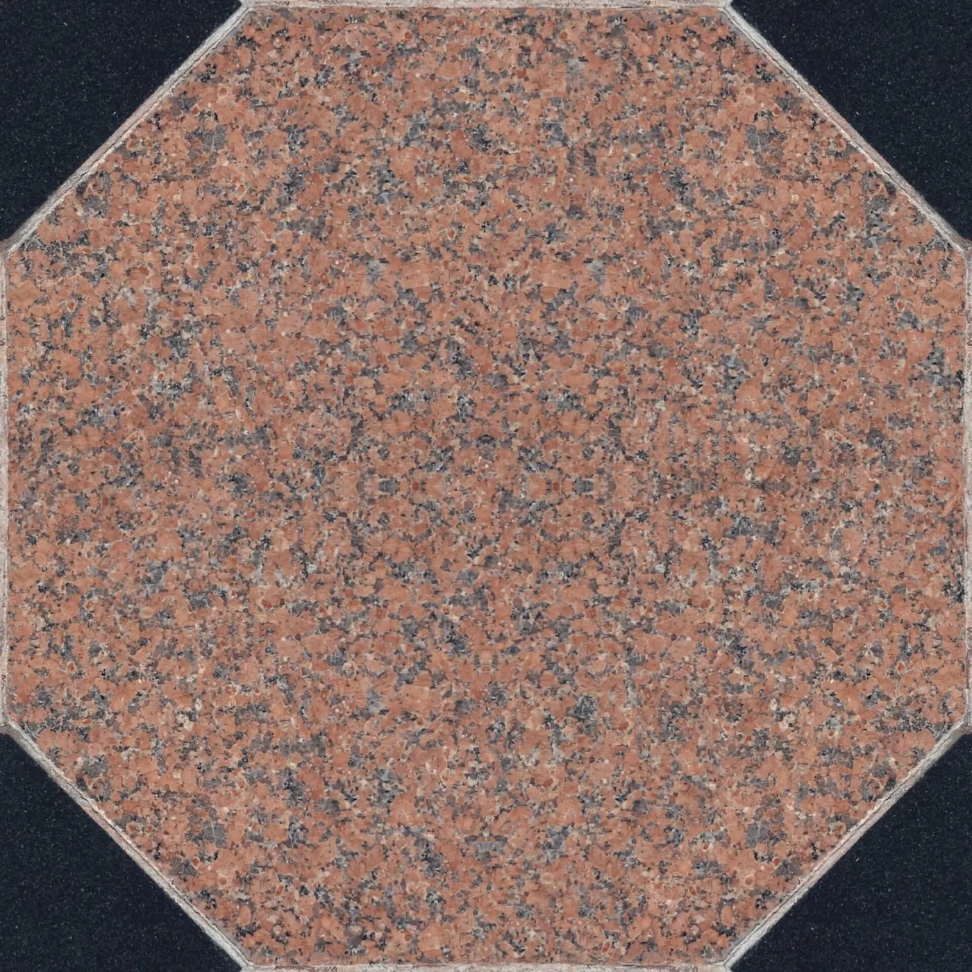 Flooring: Pale red speckled marble diamond pattern tile ground floor texture