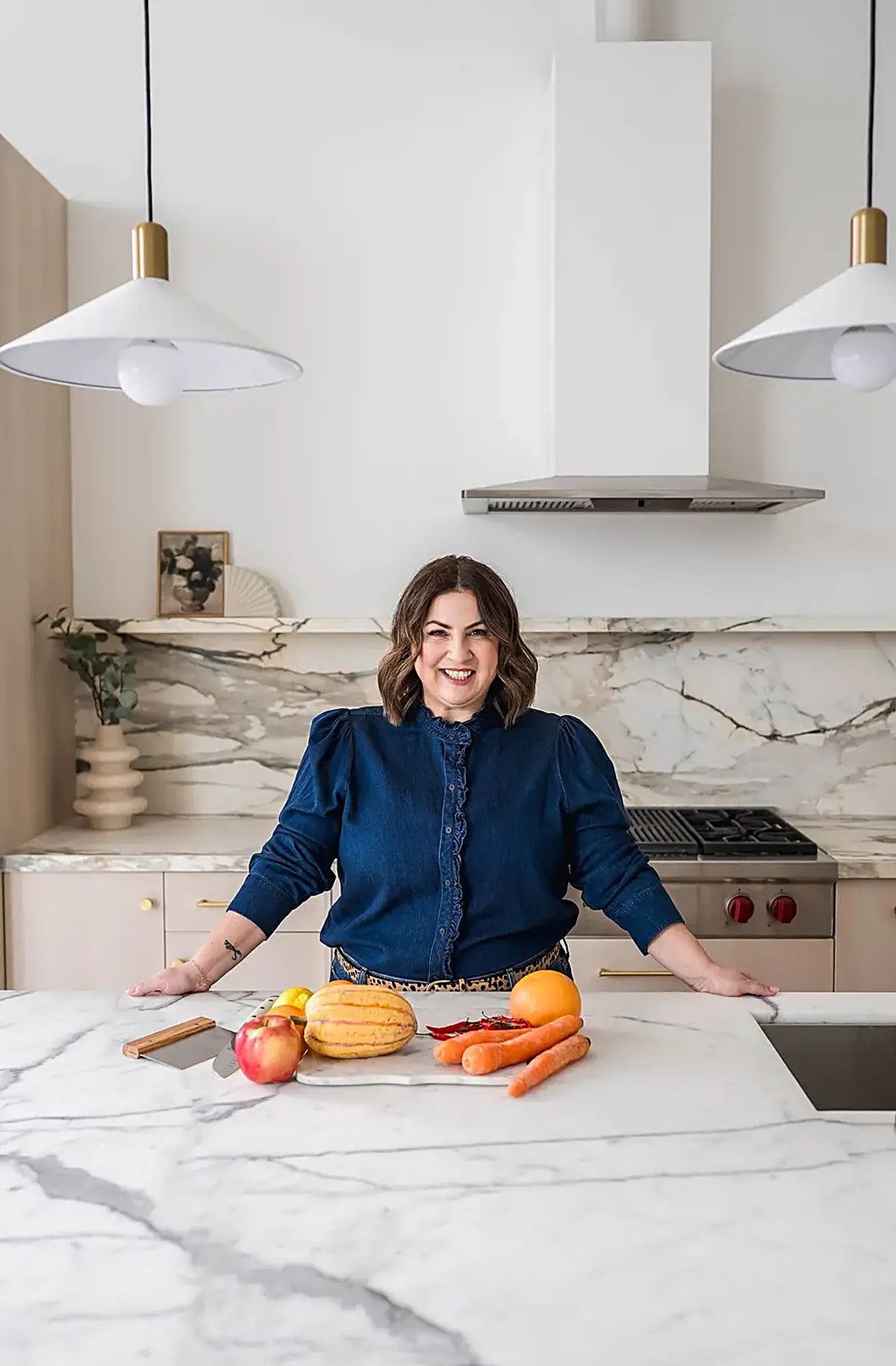 Kitchen: Mary Mammoliti in her kitchen studio