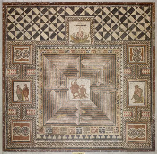 Mosaic: Theseus Mosaic - Google Art Project