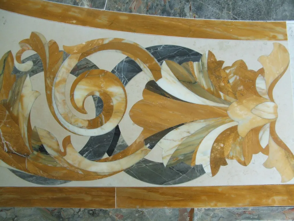 Mosaic in natural stone – Marmi di Carrara