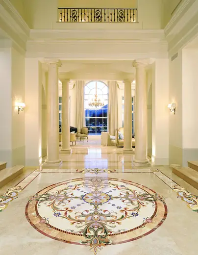 Mosaic in natural stone – Marmi di Carrara