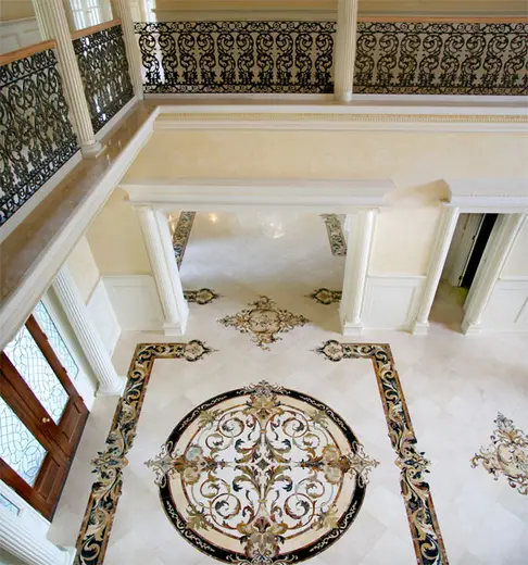 Mosaic in natural stone – Marmi di Carrara