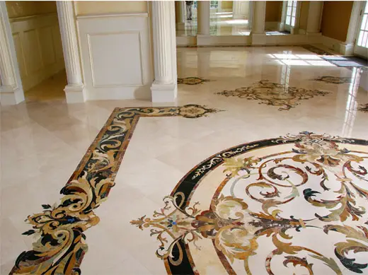 Mosaic in natural stone – Marmi di Carrara