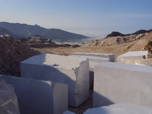 Quarry view in natural stone – Marmi di Carrara