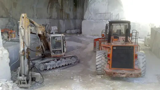 Quarry view in natural stone – Marmi di Carrara