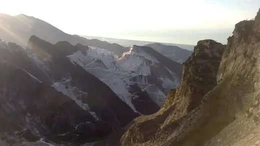 Quarry view in natural stone – Marmi di Carrara