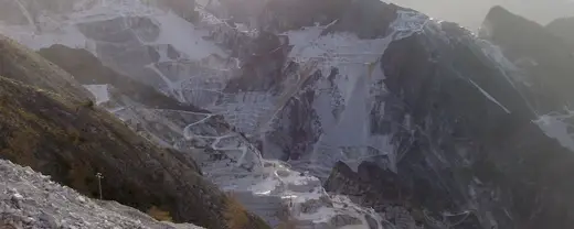Quarry view in natural stone – Marmi di Carrara