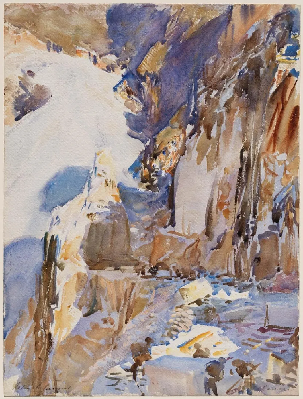 Quarry view: Sargent - Carrara A Quarry, 1911, 21.141