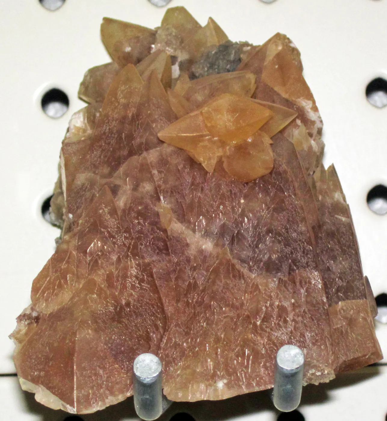 Quarry view: Calcite crystals (Pugh Quarry, near Custar, Ohio, USA) 9