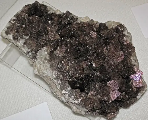 Quarry view: Calcite (Irving Materials Incorporated Quarry, Anderson, Indiana, USA) 1