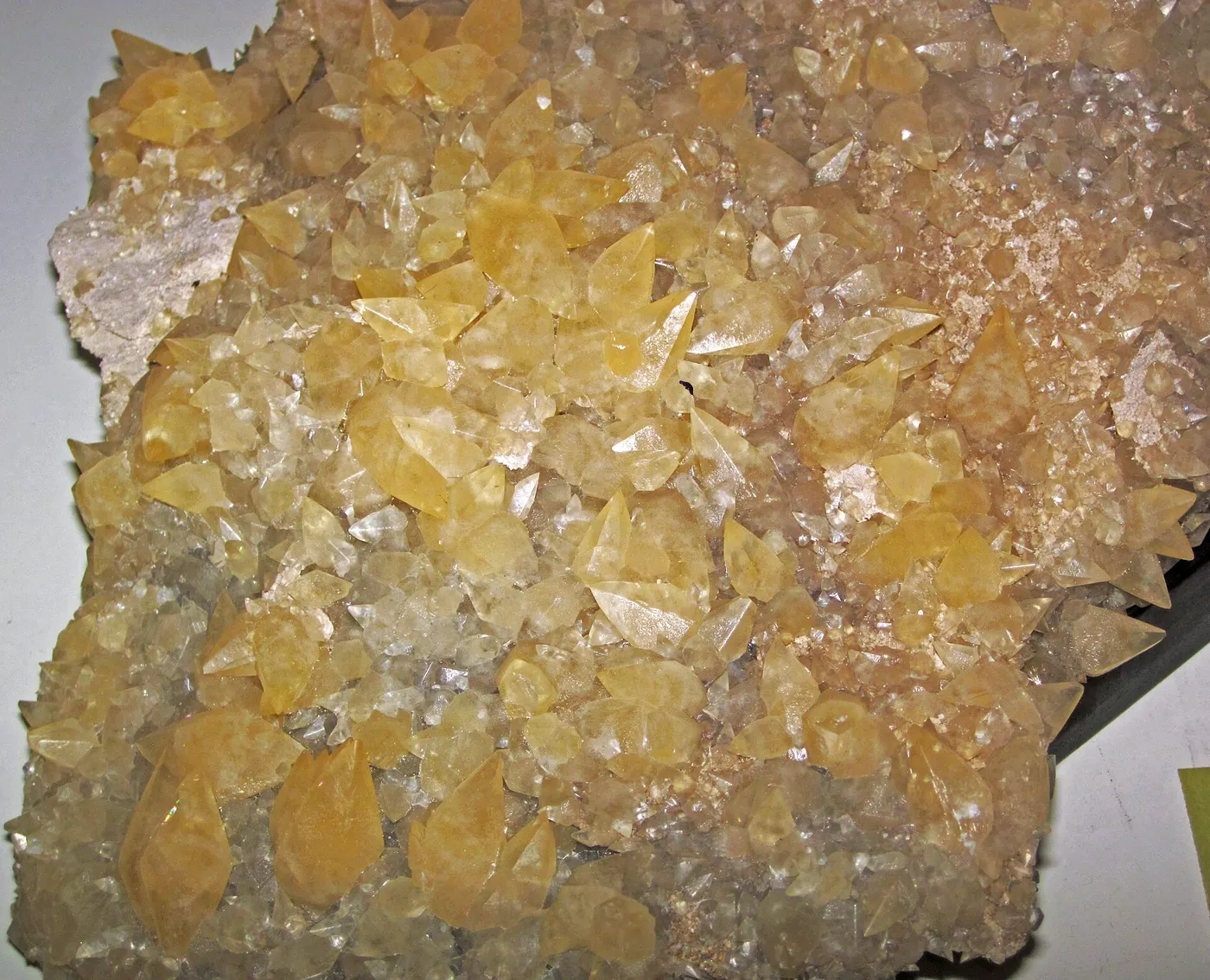 Quarry view: Calcite crystals (Pugh Quarry, near Custar, Ohio, USA) 3