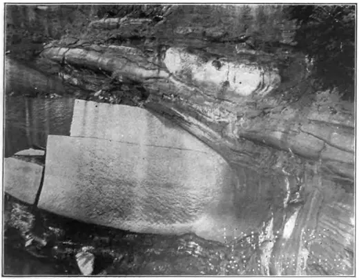 Quarry view: Bulletin 426 Plate V B Long Granite Company Quarry