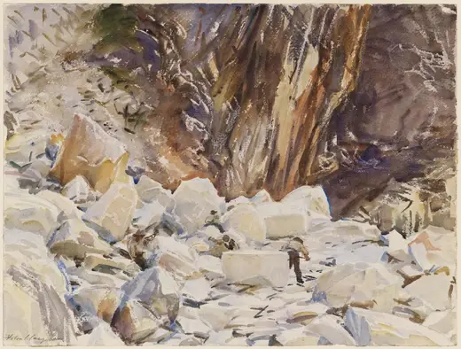 Quarry view: Sargent - Carrara Trajan's Quarry, 1911, 12.238