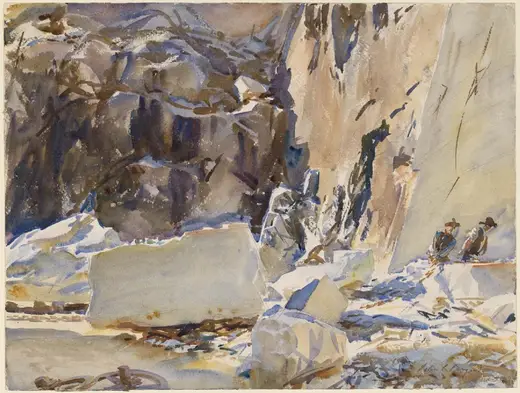 Quarry view: Sargent - Carrara In a Quarry, 1911, 12.242