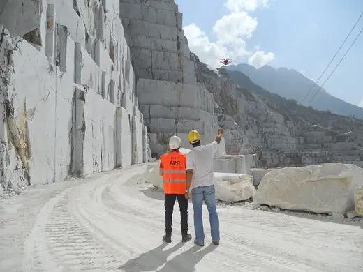 Quarry view: Drone and Quarry