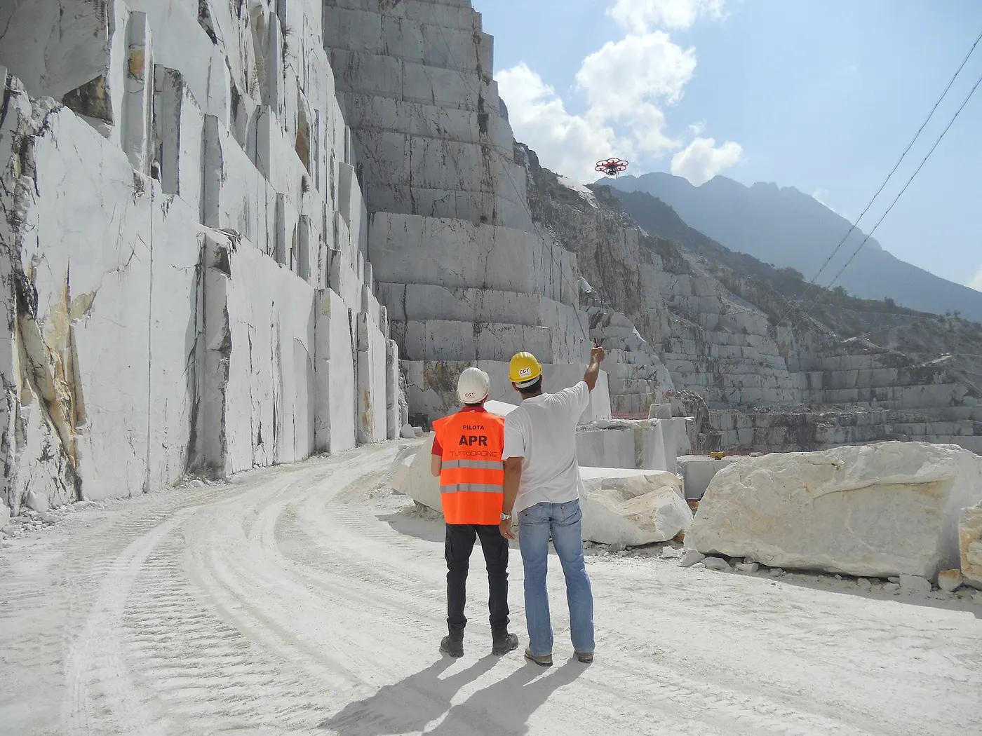Quarry view: Drone and Quarry