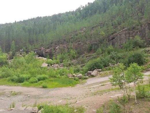 Quarry view: Krasnoyarsk Stolby granite quarry 23