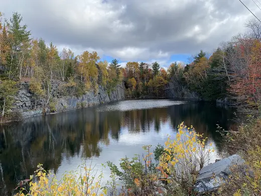 Quarry view: Slate Quarry in Monson, Maine, 2025