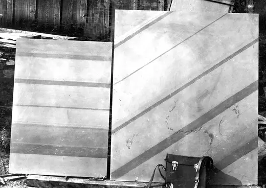 Quarry view: Black-banded gray slate from Phoenix Quarry dtn00270