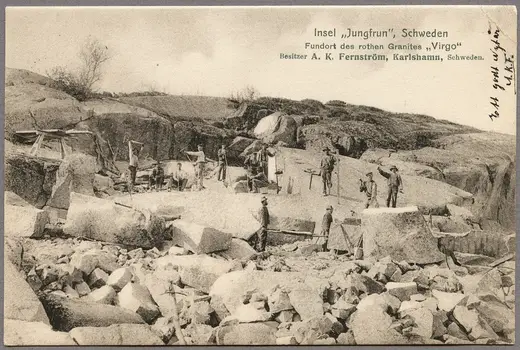 Quarry view: Granite quarry Blå Jungfrun
