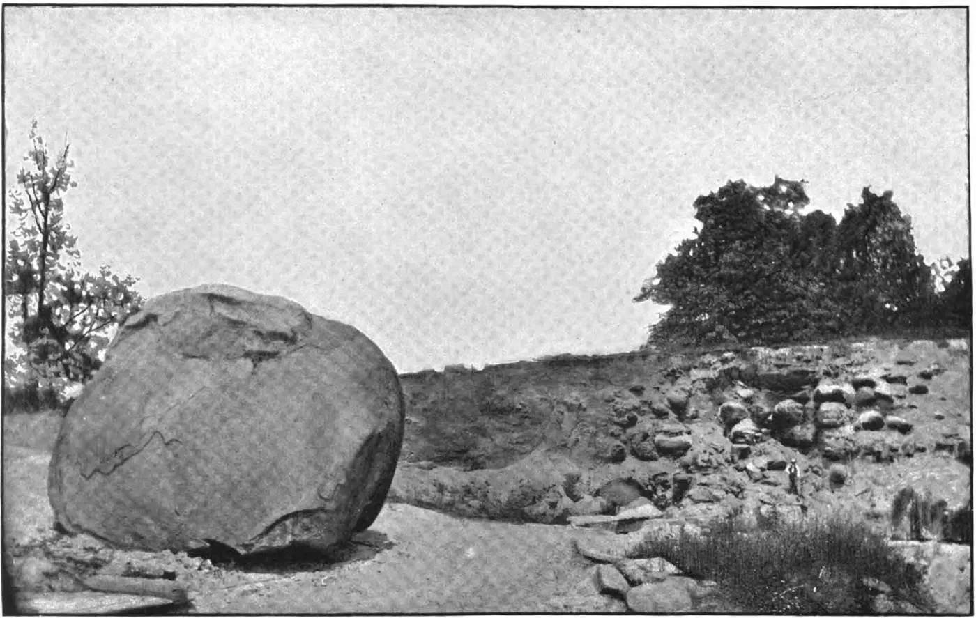 Steinbruchansicht: Middle Granite Quarry PlateXLV Keyes 1895
