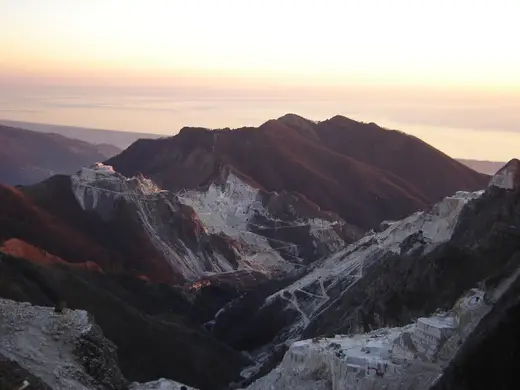 Quarry view in natural stone – Marmi di Carrara