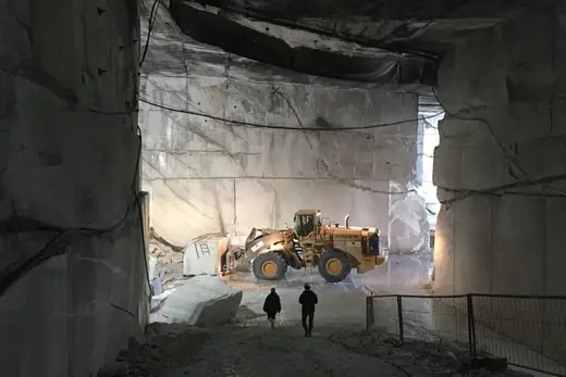 Quarry view in natural stone – Marmi di Carrara