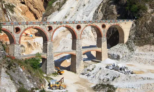 Quarry view in natural stone – Marmi di Carrara