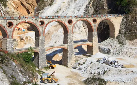 Quarry view in natural stone – Marmi di Carrara